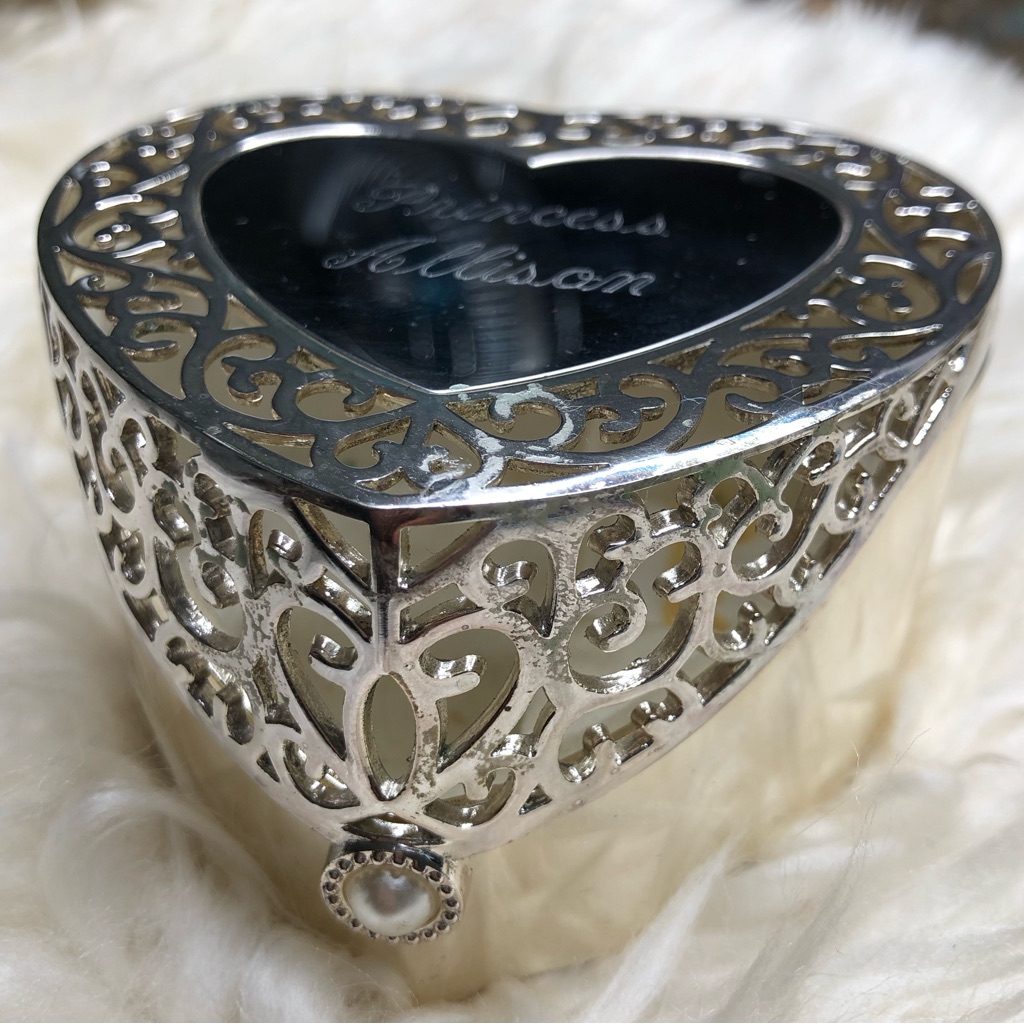 Things Remembered Filigree Top Trinket Case